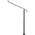 Balustrada fier forjat, 2-3 trepte Vivatechnix Negru Mat, Inaltime 159.6 cm, lungime 76.5 cm, pozitii reglabile [3]
