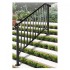 Balustrada fier forjat, 4-5 trepte Vivatechnix Negru Mat, Inaltime 99.8 cm, lungime 144.7 cm, pozitii reglabile [6]