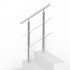Balustrada inox, 1-2 trepte Vivatechnix, 800 x 104 x 1060 mm, Unghi reglabil 0Â° - 45Â°, accesorii prindere [3]
