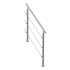 Balustrada inox, 4-5 trepte Vivatechnix, Inaltime 1060mm, lungime 1200mm, pozitii reglabile, 3 bare transversale [4]