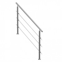Balustrada inox, 5-6 trepte Vivatechnix, Inaltime 1060 mm, lungime 1500 mm, pozitii reglabile, accesorii prindere Balustrada inox, 5-6 trepte Vivatechnix, Inaltime 1060 mm, lungime 1500 mm, pozitii reglabile, accesorii prindere