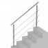 Balustrada inox, 5-6 trepte Vivatechnix, Inaltime 1060 mm, lungime 1500 mm, pozitii reglabile, accesorii prindere [2]