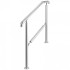 Balustrada inox pentru 2 sau 3 trepte Vivatechnix, Inaltime 86 cm, lungime 106 cm, pozitii reglabile [2]