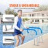 Balustrada inox pentru piscina, 805 x 100 x 585 mm, Capacitate 100 kg, protectie UV, accesorii montaj incluse [3]