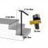 Balustrada otel, 1-2 trepte Vivatechnix, Inaltime 96 cm, lungime 45 cm [6]