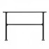 Balustrada otel, 4-5 trepte Vivatechnix, Dimensiune 1380 x 84 x 920 mm, Unghi reglabil 0Â° - 40Â°, Negru [4]