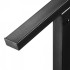 Balustrada otel carbon, Vivatechnix 2-3 trepte, Teava patrata, Negru Mat, lungime 103 cm, pozitii reglabile [4]