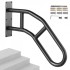 Balustrada otel, Prindere perete, pentru 1-3 trepte, lungime 737 mm, max 240 kg [8]