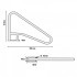Balustrada pentru piscine din Inox, Vivatechnix dimensiune 139.7 x 81.2 cm, Capacitate 150 kg [3]
