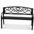 Banca pentru gradina, Vivatechnix Metal, 53 x 127 x 82 cm, pentru 3 persoane, max 250 kg [3]