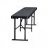 Banca pliabila  1830x307x430 mm, HDPE si Otel, pentru gradina sau catering, Negru [3]