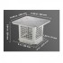 Capac terminal patrat pentru cos de fum, Vivatechnix Inox, 229 x 229 mm [5]