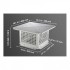 Capac terminal patrat pentru cos de fum, Vivatechnix Inox, 305 x 305 mm [3]
