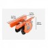 Carucior cu role pentru electropalan capacitate 1 Tona, latime reglabila 68-110 mm [7]