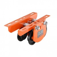 Carucior cu role pentru electropalan  capacitate 500 kg, latime reglabila 60-120 mm