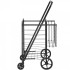 Carucior de cumparaturi pliabil, Vivatechnix, otel, 645x622x1045 mm, max 50 kg [2]