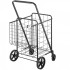 Carucior de cumparaturi pliabil, Vivatechnix, otel, 645x622x1045 mm, max 50 kg [4]