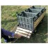 Carucior de gradina Vivatechnix VMD-1012, roti gonflabile, 1380x650 x600 mm, max 300Kg, fara ladite [7]
