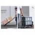 Carucior marfa 2 in 1, Capacitate max 136 kg, Greutate 8.8 Kg, Aluminiu, Pliabil, Negru [7]