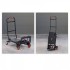 Carucior marfa 2 in 1, Capacitate max 136 kg, Greutate 8.8 Kg, Aluminiu, Pliabil, Negru [8]