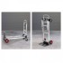 Carucior marfa 2 in 1, Capacitate max 181 kg, Greutate 8 Kg, Aluminiu, Pliabil, 384 x 1075 x 867 mm [8]