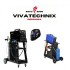 Carucior pentru aparat de sudura si accesorii, Vivatechnix VMD-1080, Otel, roti cu rulmenti, max 75 kg, 3 niveluri [2]