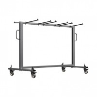 Carucior pentru mese si scaune pliante, Otel, 1830x860x1820 mm, Capacitate 42 scaune sau 12 mese, max 240 kg Carucior pentru mese si scaune pliante, Otel, 1830x860x1820 mm, Capacitate 42 scaune sau 12 mese, max 240 kg