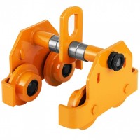 Carucior pentru palan manual sau electric  2000 kg, latime lucru 6.35-13.97 cm