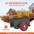 Carucior pentru placi de gips-carton, Vivatechnix VMD-1082, Capacitate 250 kg, Otel, 500x400x390 mm [7]