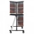 Carucior pentru scaune pliante, Otel, 1830x860x1820 mm, Capacitate 84 scaune, max 240 kg [2]