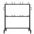 Carucior pentru scaune pliante, Otel, 1830x860x1820 mm, Capacitate 84 scaune, max 240 kg [3]