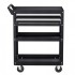 Carucior pentru scule cu 3 tavi si 2 sertare, Vivatechnix max 182 kg, 4 x roti, 785 x 450 x 945 mm, carlige laterale [2]
