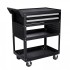 Carucior pentru scule cu 3 tavi si 2 sertare, Vivatechnix max 182 kg, 4 x roti, 785 x 450 x 945 mm, carlige laterale [3]