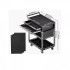 Carucior pentru scule cu 3 tavi si 2 sertare, Vivatechnix max 182 kg, 4 x roti, 785 x 450 x 945 mm, carlige laterale [6]