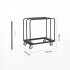Carucior pentru transport placi gips-carton, maxim 680 Kg, Otel, 4 x roti, 975 x 610 x 990 mm [5]