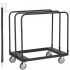 Carucior pentru transport placi gips-carton, maxim 680 Kg, Otel, 4 x roti, 975 x 610 x 990 mm [9]