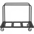 Carucior pentru transport placi gips-carton, maxim 800 Kg, 10 placi, Otel, 4 x roti, 1150 x 740 x 995 mm [3]