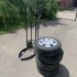 Carucior pentru transportul anvelopelor Vivatechnix VMD-1017, maxim 150kG, negru [3]