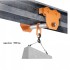 Carucior portpalan pentru grinda, Capacitate 5 tone, latime lucru 114-203 mm [4]