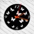 Ceas de perete metalic Krodesign Butterfly, diametru 50 cm, negru [3]