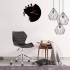 Ceas de perete metalic Krodesign Climbers KRO-1093, diametru 50 cm, negru [3]