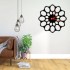 Ceas de perete metalic Krodesign KRO-1094, diametru 50 cm, negru [3]