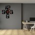 Ceas de perete metalic Krodesign KRO-1096, diametru 50 cm, negru [3]
