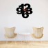 Ceas de perete metalic Krodesign Number KRO-1097, diametru 50 cm, negru [3]