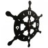 Ceas de perete metalic Krodesign Rudder, diametru 70 cm, negru [3]