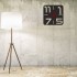 Ceas de perete metalic Krodesign Square KRO-1164, dimensiune 50x50 cm, negru [3]