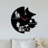 Ceas de perete metalic Krodesign StarWars KRO-1159, diametru 50 cm, negru [2]