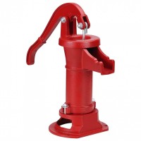 Cismea manuala pentru gradina, Antic Rosu, Adancime max 7.6 m, Fonta/Otel, 255 x 185 x 400 mm Cismea manuala pentru gradina, Antic Rosu, Adancime max 7.6 m, Fonta/Otel, 255 x 185 x 400 mm