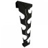 Cuier metalic Krodesign Black Hanger, lungime 50cm, negru [4]