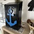 Cutie postala Vivatechnix Anchor KRO-1232, otel, 400x250x100mm, Negru/Albastru, 2 chei [6]